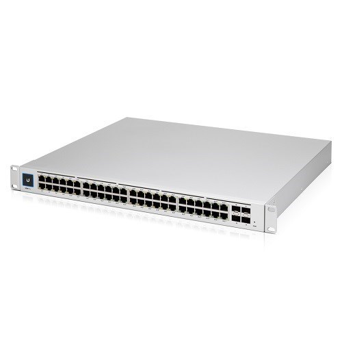 Ubiquiti UniFi 48 Port Managed Gigabit Layer2 & Layer3 Switch, Auto-Sensing 802.3At PoE+ & 802.3BT PoE, SFP+, Touch Display, 600W GEN2,Incl 2Yr Warr