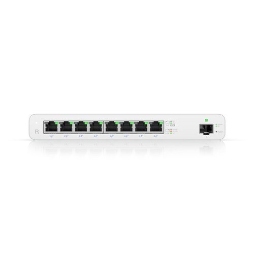 Ubiquiti Uisp Router, Cloud Managed 8 GbE Port Router, 27V Passive PoE, 1X 1Gbps SFP, Built In Traffic Shaping, 110W PoE Availability, Incl 2Yr Warr