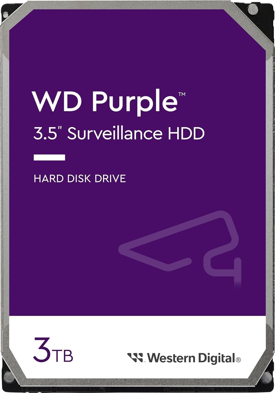 Western Digital WD Purple 3TB 3.5' Sata Surveillance HDD 256MB Cache 3-Year Limited Warranty