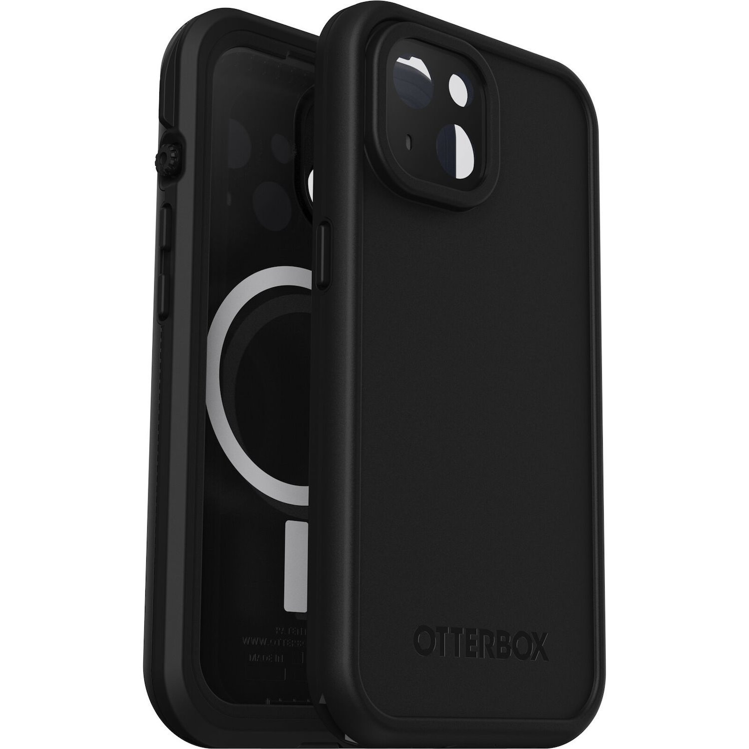 OtterBox Fre Case for Apple iPhone 15 Smartphone - Black