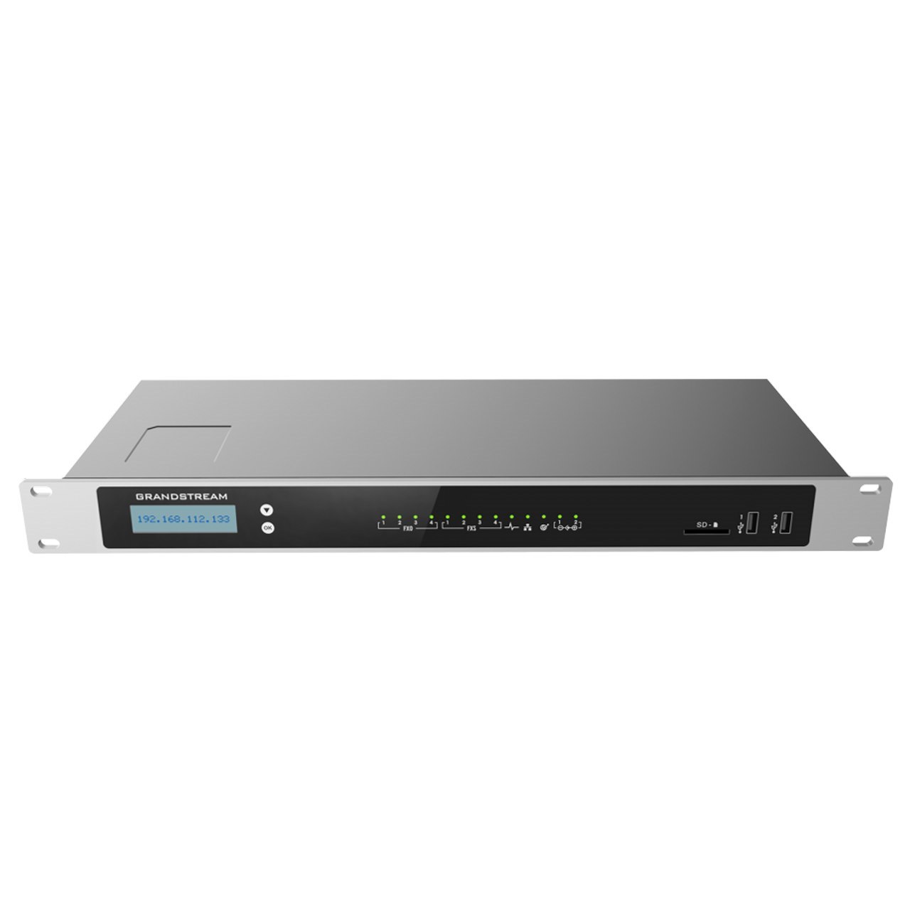 Grandstream Ucm6304 Ip PBX Supporting 4X Fxo, 4X FXS Ports, 1000 Users, Supports Full-Band Opus Voice Codec, H.264/H.263/ H.263+/H.265/VP8 Video Code