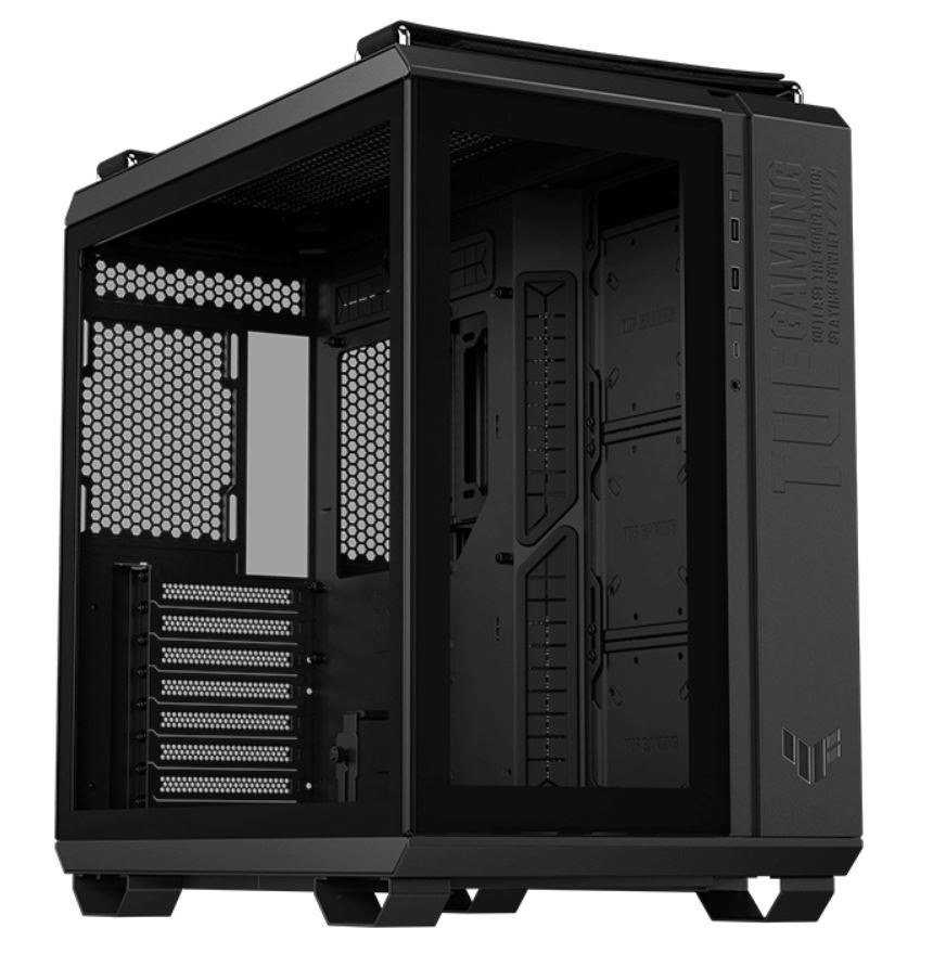 Asus GT502 Tuf Gaming Case Black Atx Mid Tower Case,Tool-Free Side Panels,Tempered Glass,8 Expansion Slots,4 X 2.5'/3.5' Combo Bay