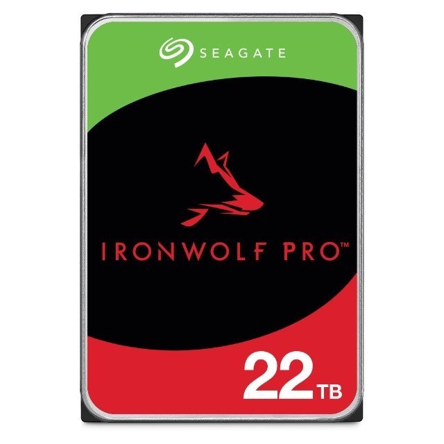 Seagate ST22000NT001 22TB IronWolf Pro 3.5' Sata3 Nas Hard Drive 24X7 Performance 7200 RPM 256MB Cache HDD. 5 Years Warranty