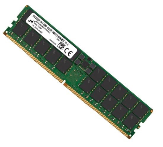 Crucial Micron/Crucial 64GB (1x64GB) DDR5 Rdimm 5600MHz CL46 2Rx4 Ecc Registered Server Data Center Memory 3YR WTY