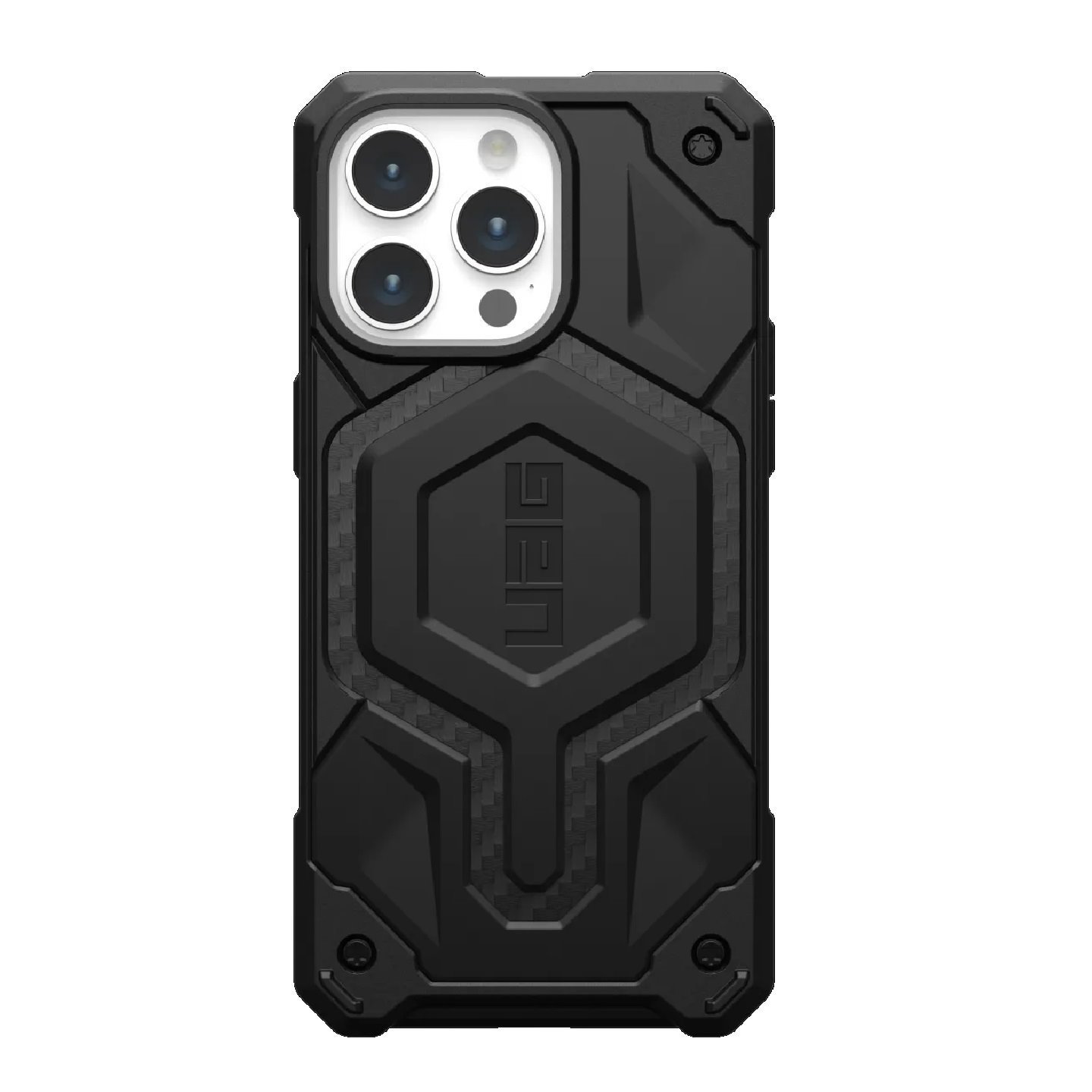 Uag Monarch Pro MagSafe Apple iPhone 15 Pro Max (6.7') Case -Carbon Fiber(114222114242),25Ft. Drop Protection(7.6M),5 Layers Of Protection