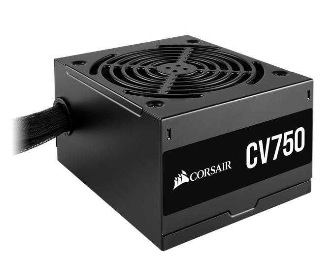 Corsair 750W CV Series CV750, 80 Plus Bronze Certified, Up To 88% Efficiency, Compact 125MM Design Easy Fit And Airflow, Atx, Psu Promo (LS)