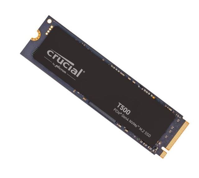 Crucial T500 2TB Gen4 NVMe SSD - 7400/7000 MB/s R/W 1200TBW 1440K IOPs 1.5M HRS MTTF Acronis True Image Adobe Creative Cloud For PS5 ~MZ-V8P2T0BW