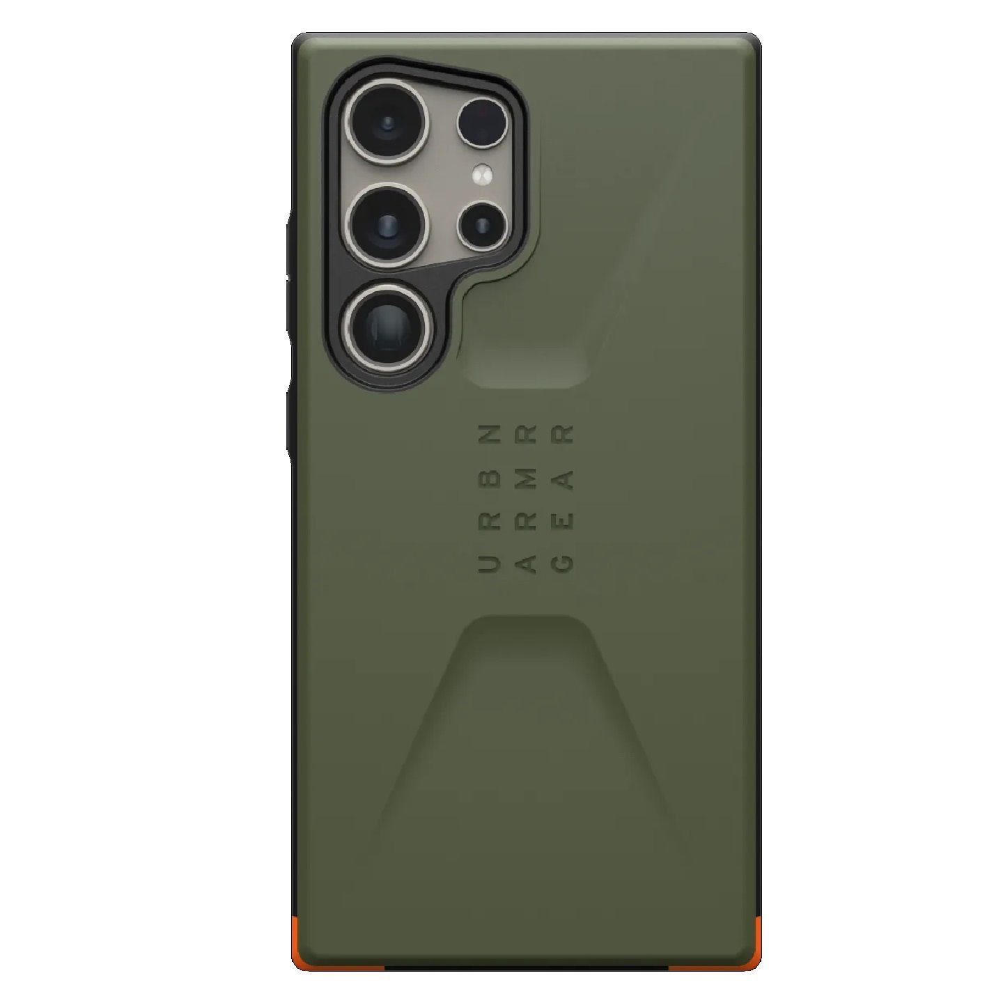 Uag Civilian Samsung Galaxy S24 Ultra 5G (6.8') Case - Olive Drab(214439117272),20Ft. Drop Protection(6M),Armored Shell,Raised Screen Surround,Rugged