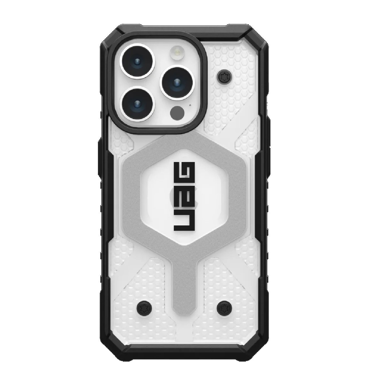 Uag Pathfinder MagSafe Apple iPhone 15 Pro (6.1') Case - Ice (114281114343), 18FT. Drop Protection (5.4M), Tactical Grip, Raised Screen Surround