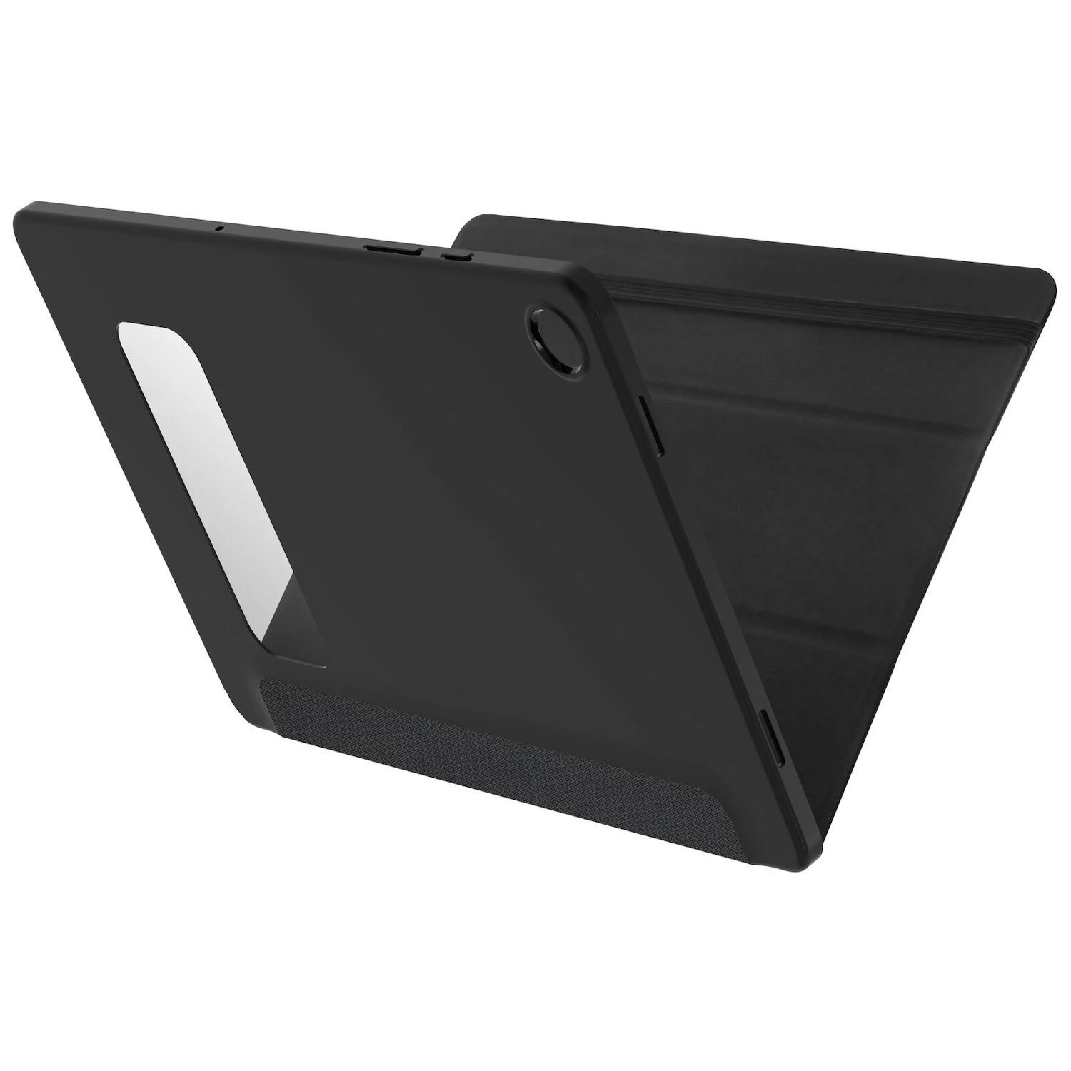 OtterBox React Folio Samsung Galaxy Tab A9+ (11') Case - Black (77-95385), Drop+ Military Standard, Multi-Position Stand, Raised Edges