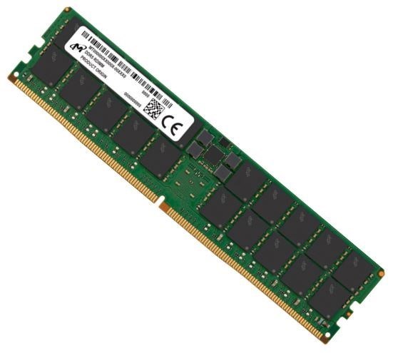 Crucial Micron/Crucial 96GB (1x96GB) DDR5 Rdimm 4800MHz CL40 2Rx4 Ecc Registered Server Data Center Memory 3YR WTY