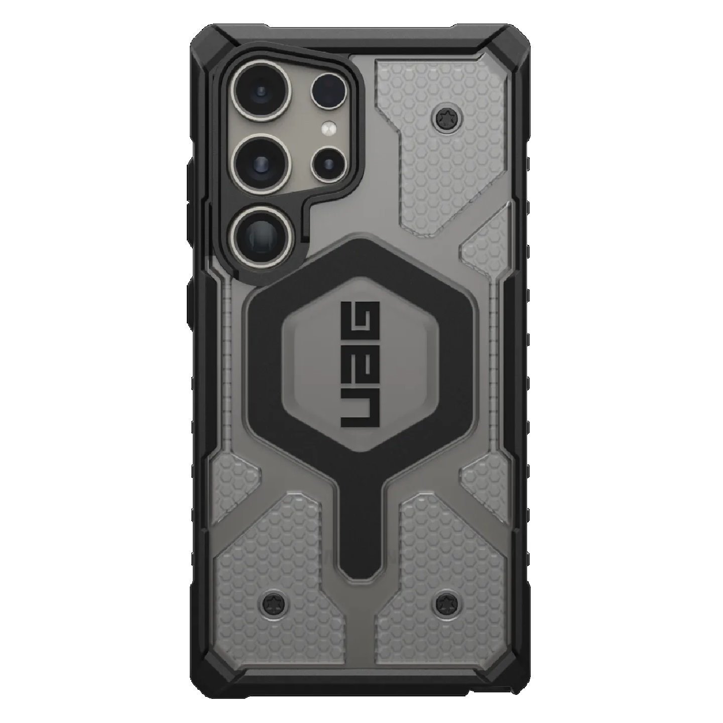 Uag Pathfinder Clear Pro Magnetic Samsung Galaxy S24 Ultra 5G (6.8') Case - Ice (214427114343), 18FT. Drop Protection (5.4M), Raised Screen Surround