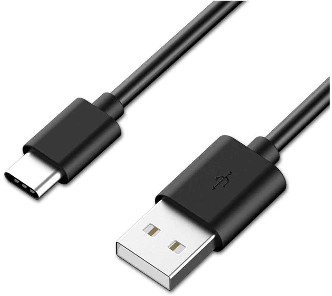 Astrotek 1M Usb-C Type-C Data SYNC Charger Cable Black Strong Braided Heavy Duty Charging For Samsung Galaxy Note 8 S8 Plus LG Google Macbook