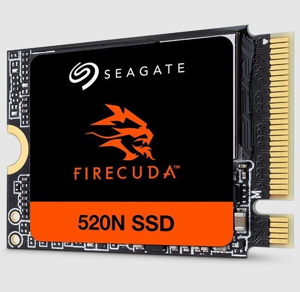 Seagate Firecuda 520N SSD, M.2, Nvme 1TB, 4800R/4700W-MB/S, 5YR WTY