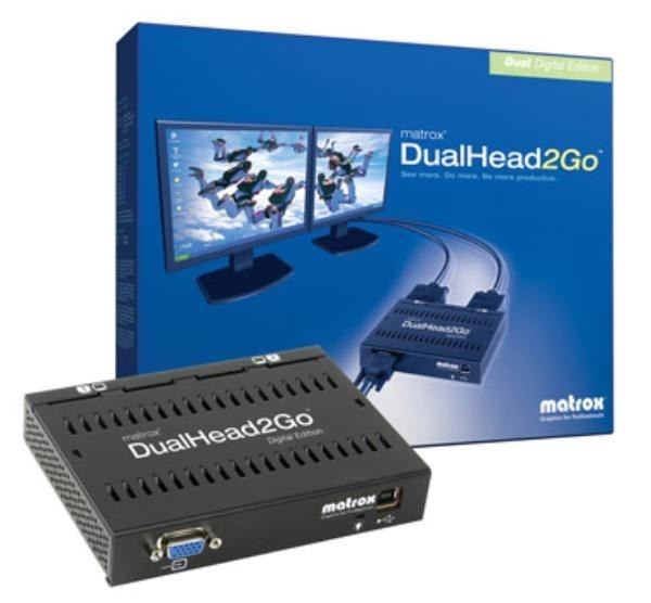 Matrox *Refurbished Unit* Matrox DualHead2Go Digital Edition External Multi-Display Adapter