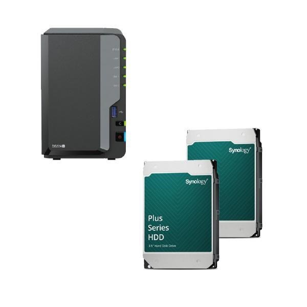 Synology Bundle Saver - 1 X DS224+ &Amp; 2 X Synology Plus Drives 6TB