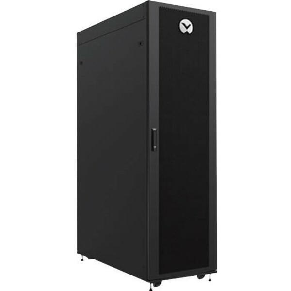 Vertiv 42U Floor Standing Enclosed Cabinet Rack For Pdu Server, 42Ux600Wx1100D W/ Side Panels And Build Up W/ Pallet, Loading Capacity Up To 1600KGS