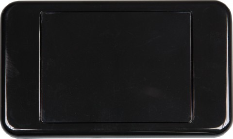 Digitek Blank Australian Style Wall Plate Black