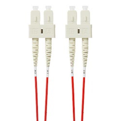 4Cabling 10M SC-SC Om4 Multimode Fibre Optic Patch Cable: Red