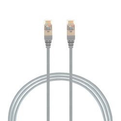 4Cabling 1M Cat 6A RJ45 S/FTP Thin LSZH 30 Awg Network Cable. Grey
