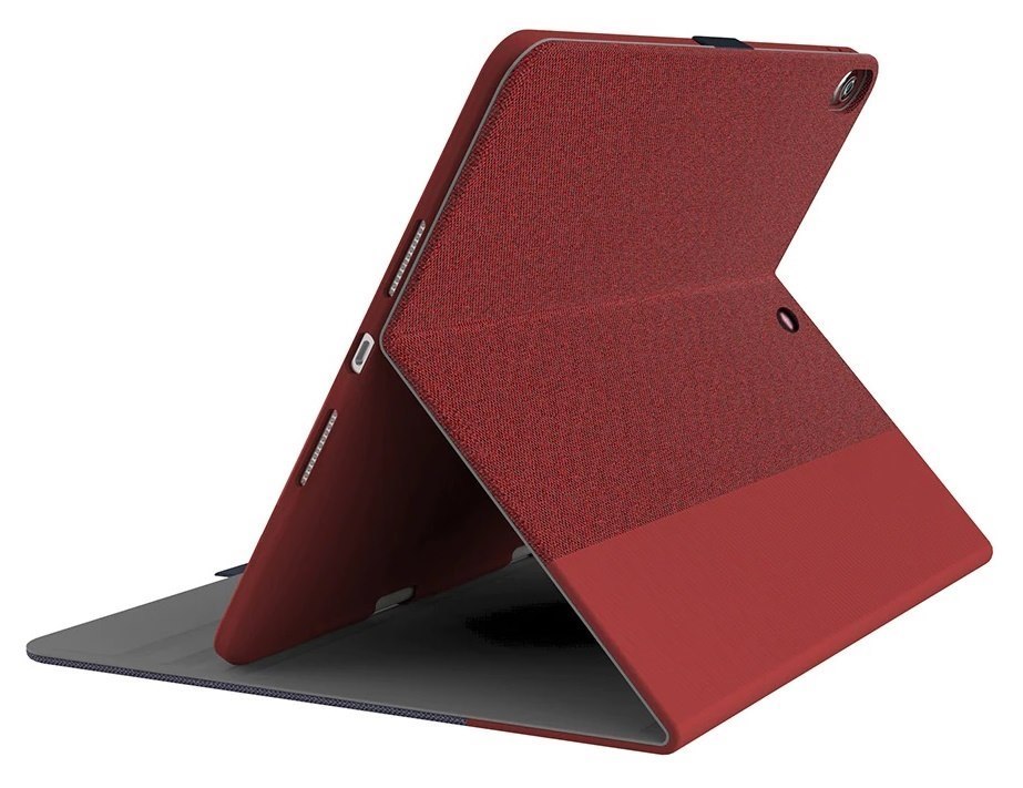 Cygnett Tekview Slimline iPad 10.2'' Case With Apple Pencil Holder - Red (Cy3065tekvi), 360° Protection, Stand W/Multiple Viewing Angles