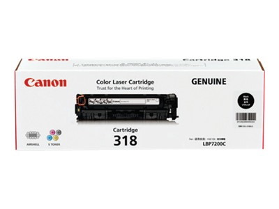 Canon CART318BK Original Laser Toner Cartridge - Black Pack