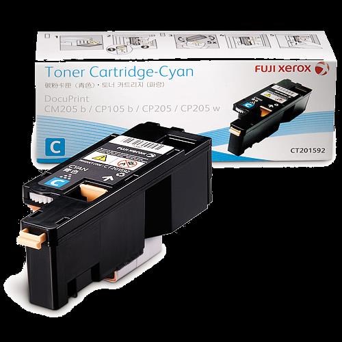 Fuji Xerox CT201592 Original Laser Toner Cartridge - Cyan Pack