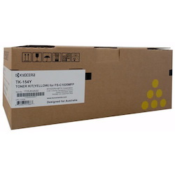 Kyocera Original Laser Toner Cartridge - Yellow Pack