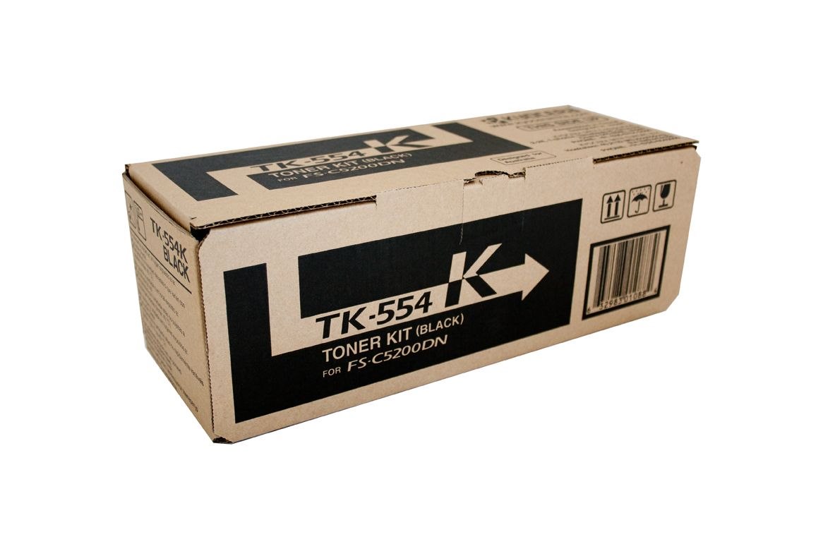Kyocera TK-554K Original Laser Toner Cartridge - Black Pack
