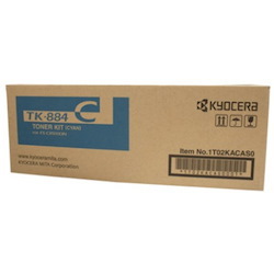 Kyocera TK-884C Original Laser Toner Cartridge - Cyan Pack