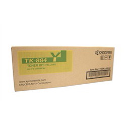 Kyocera TK-884Y Original Laser Toner Cartridge - Yellow Pack