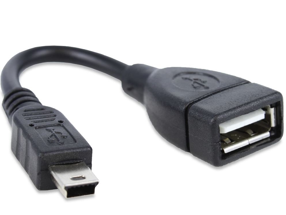 Astrotek Usb A Female To Micro Usb 5 Pin Male Adapter Host Otg Data Charger Cable Black