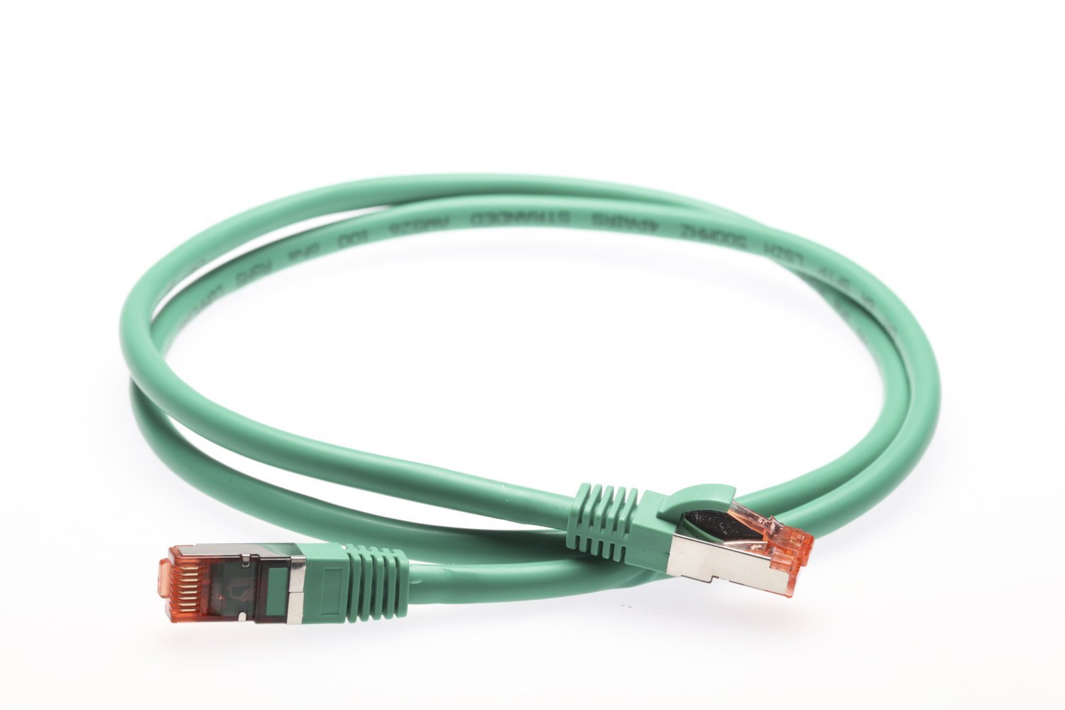 4Cabling 5M Cat 6A S/FTP LSZH Ethernet Network Cable: Green