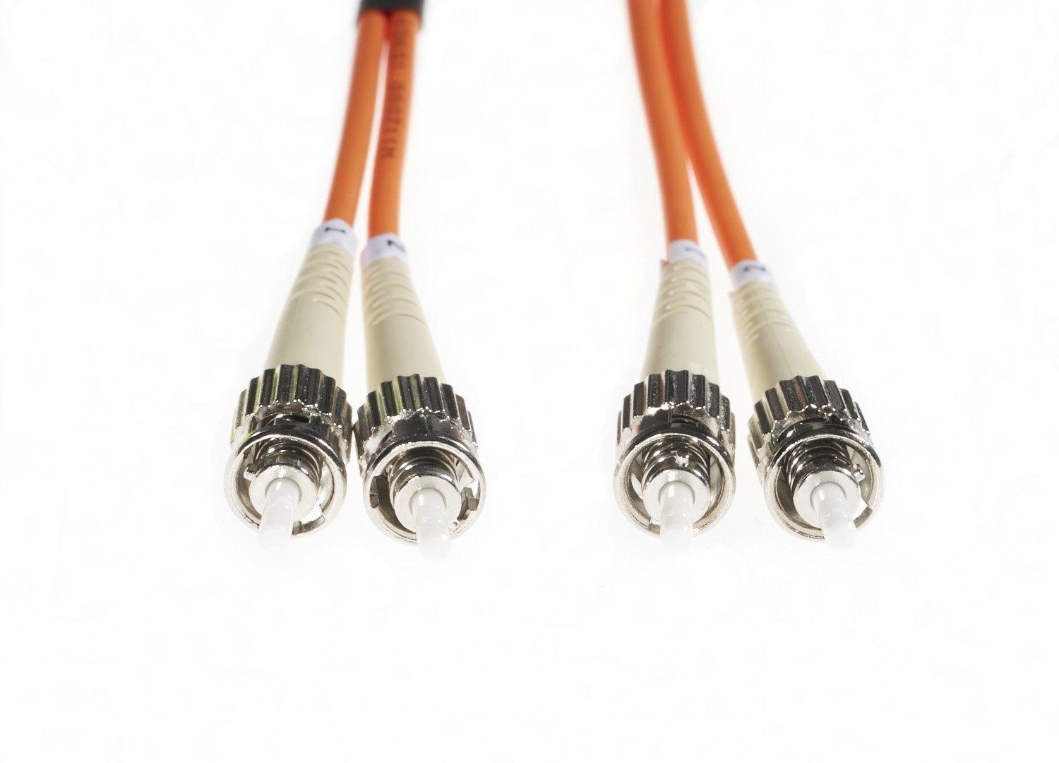 4Cabling 10M ST-ST Om1 Multimode Fibre Optic Cable: Orange