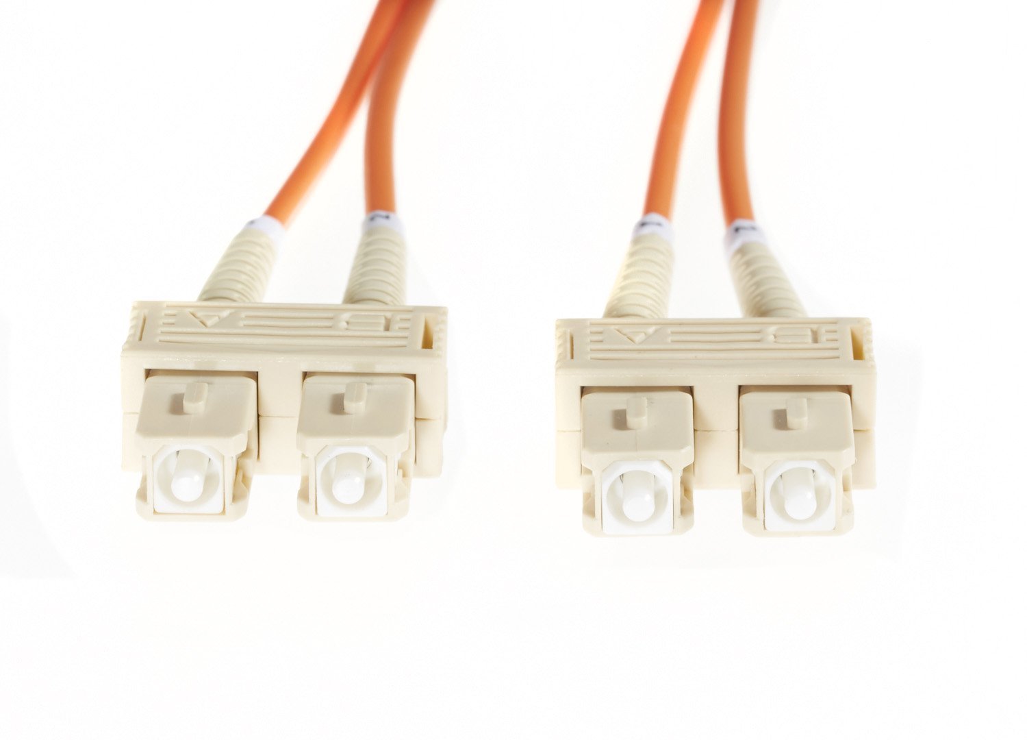 4Cabling 5M SC-SC Om1 Multimode Fibre Optic Cable: Orange