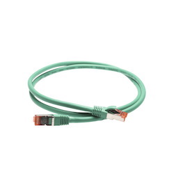 4Cabling 15M Cat 6A S/FTP LSZH Ethernet Network Cable: Green