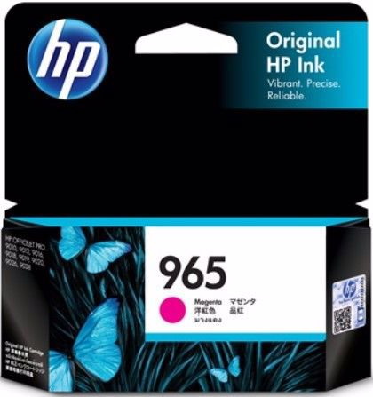 HP 965 Original High Yield Inkjet Ink Cartridge - Magenta Pack