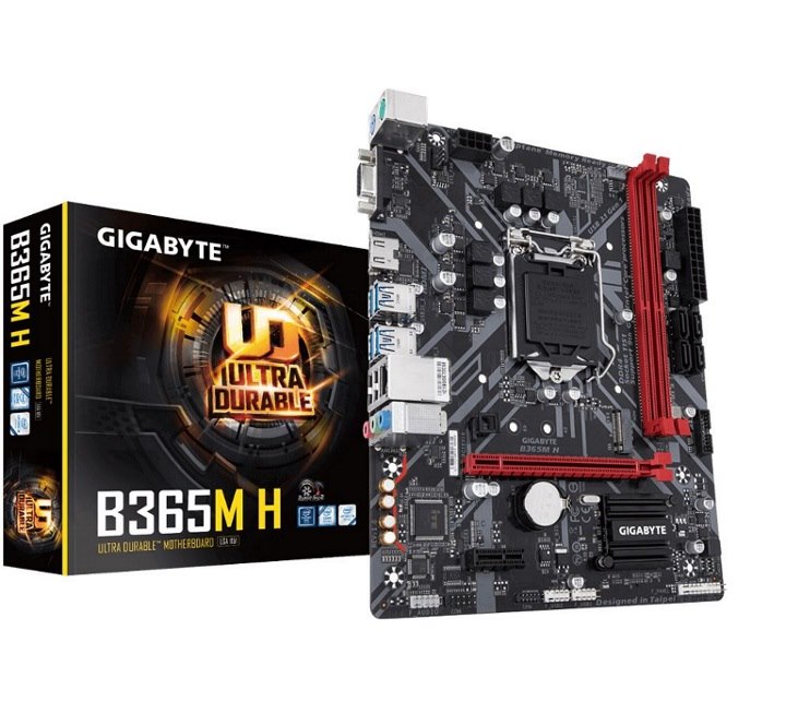 Gigabyte B365M H MB, 1151, 2xDDR4, 4xSATA, 1xM.2, Usb3.1, Uatx, 3YR