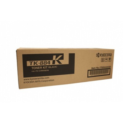 Kyocera TK-884K Original Laser Toner Cartridge - Black Pack