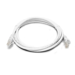 8Ware Cat 6A Utp Ethernet Cable, Snagless&#160; - 0.25M (25CM) White