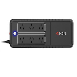 Ion F10 850Va Power Board Ups, 6 Outlets, 2 Year Warranty