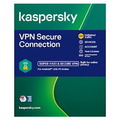 Kaspersky Kas Sof Vpn-5Dev-1Yr-Card