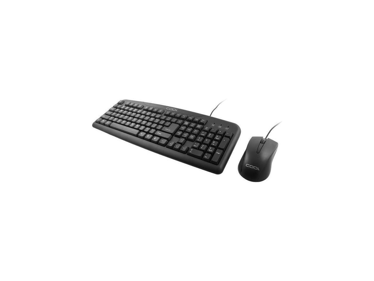 CODi Wired Usb-A Mouse And Keyboard Combination Ak0000057