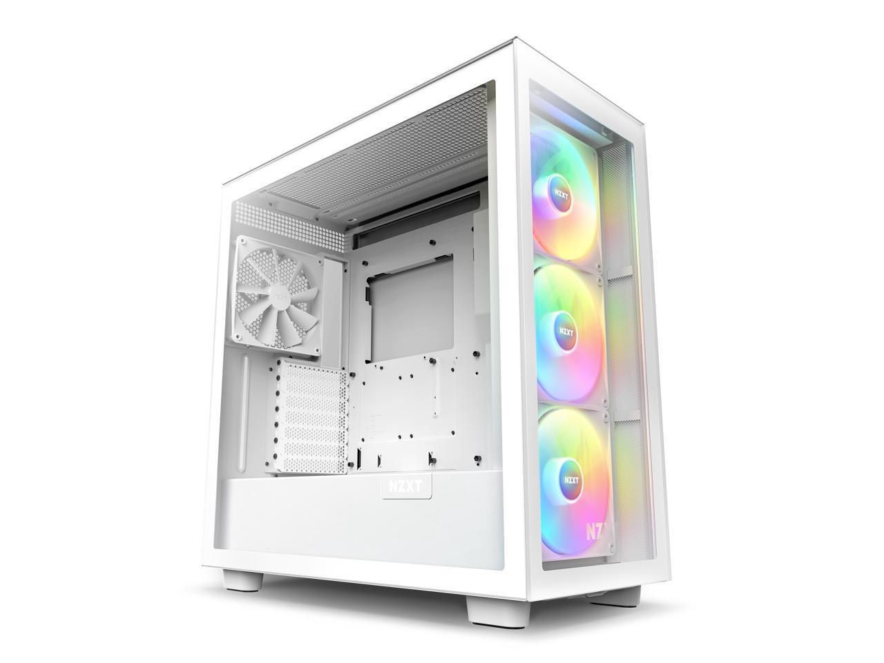 NZXT H Series H7 (2023) Elite Edition Atx Mid Tower Chassis White color-CM-H71EW-02