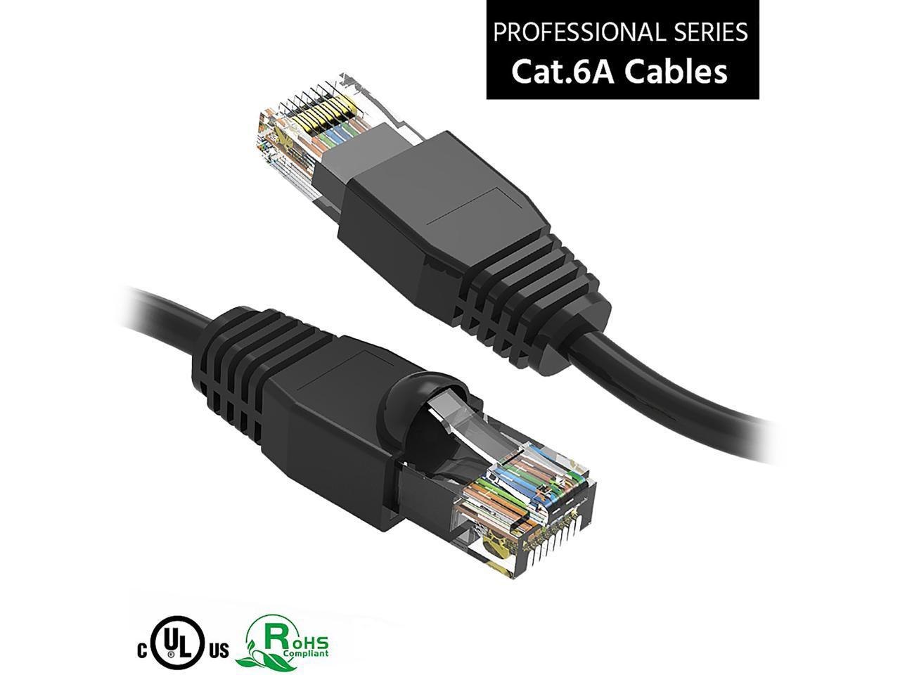 Nippon Labs 2Ft Cat6A Utp Ethernet Network Booted Cable