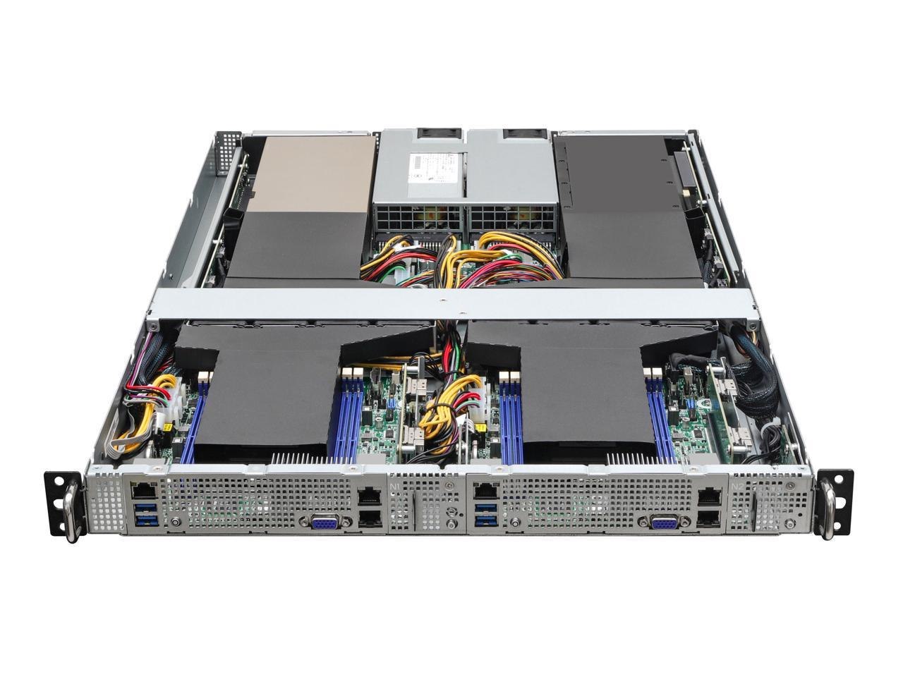 AsRock Rack 1U2n2g-Rome/2T 1U Rackmount Multi-Node Gpu Server Barebone Socket SP3 (Lga4094) Amd Epyc™ 7003 Dual 10G Lan 2 Gpu