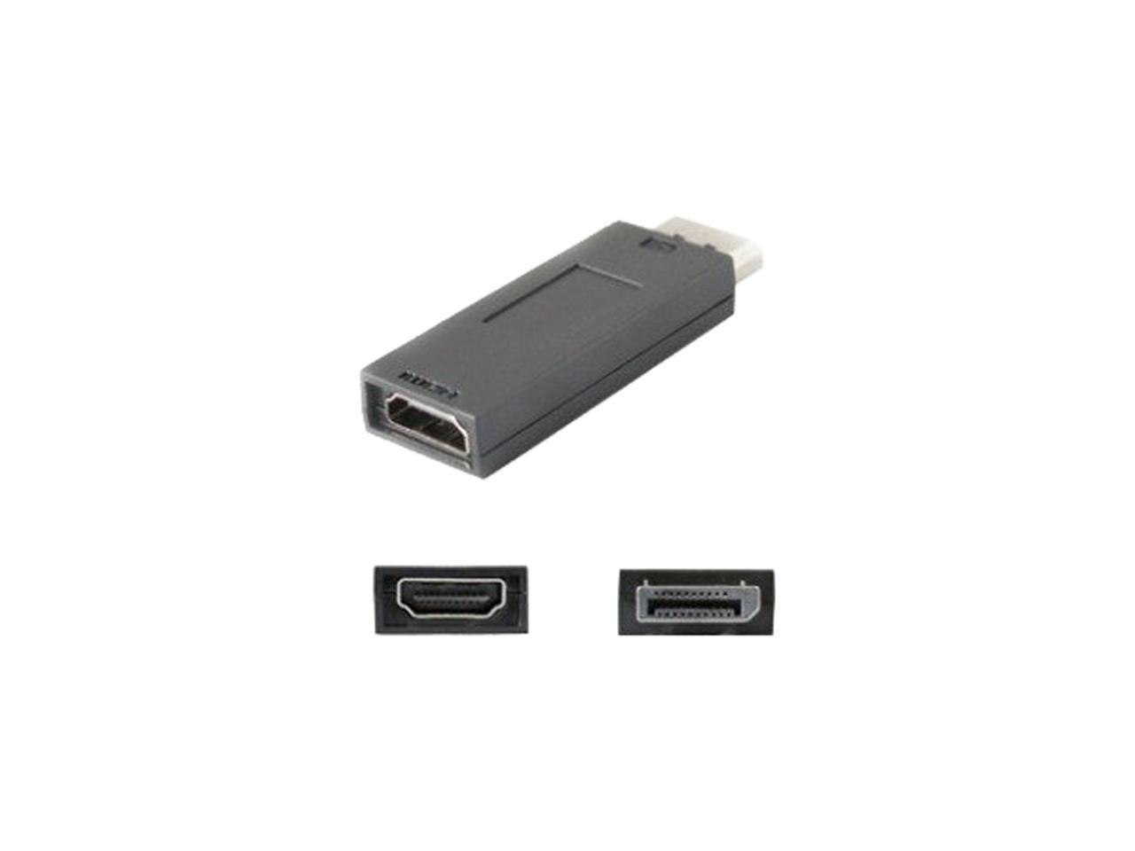 Addon Networks DisplayPort 1.2 Male To Hdmi 1.3 Female Black Adapter Which Requires DP++ For Resolution Up To - To