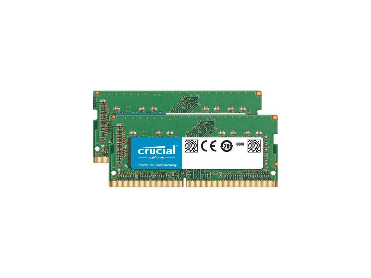 Crucial 32GB (2 X 16GB) DDR4 2666 (PC4 21300) Unbuffered Memory For Apple Model CT2K16G4S266M