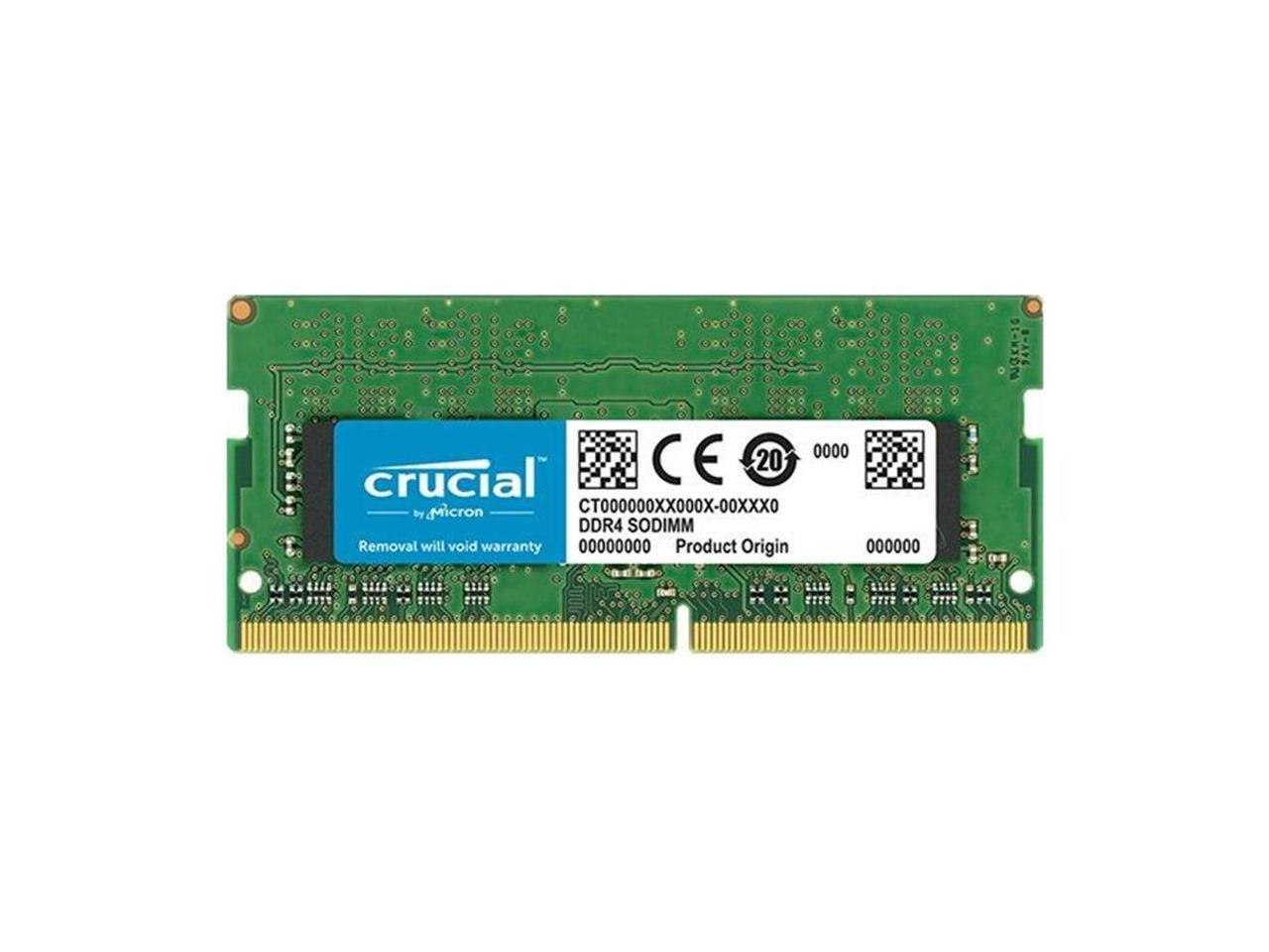 Crucial 32GB 260-Pin DDR4 So-Dimm DDR4 3200 (PC4 25600) Laptop Memory Model Ct32g4sfd832a