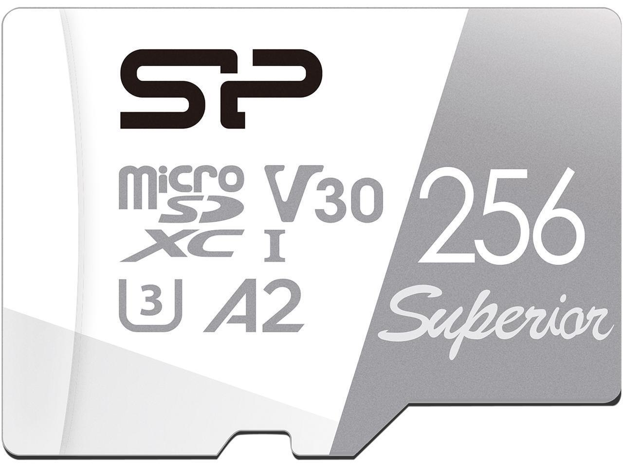 Silicon Power 256GB Superior Micro SDXC Uhs-I (U3)